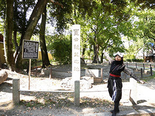 【水蓮のあいち忍者修行！】秀吉殿の出生地で勝利の馬印を見つけよ